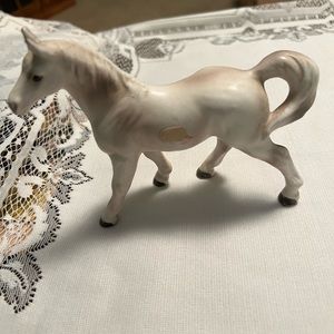 Vintage Grayish Porcelain Horse